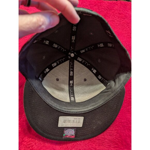 Tacoma Rainiers MiLB New Era 59FIFTY Fitted Hat 7 1/4 Gray Black R Logo Cap - Picture 5 of 10
